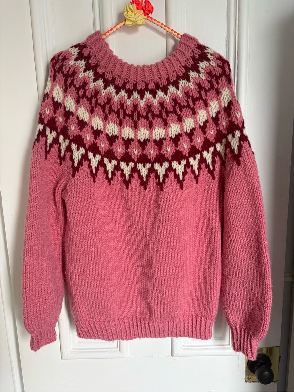 Handmade Vintage Knit Icelandic Style Sweater